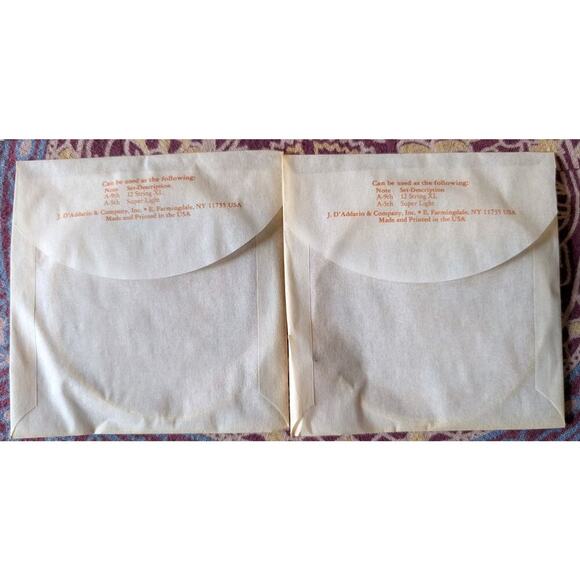 D'Addario BW036 Guitar Strings Set Of 2 Acoustic Guitar 80/20 Bronze - Picture 2 of 2